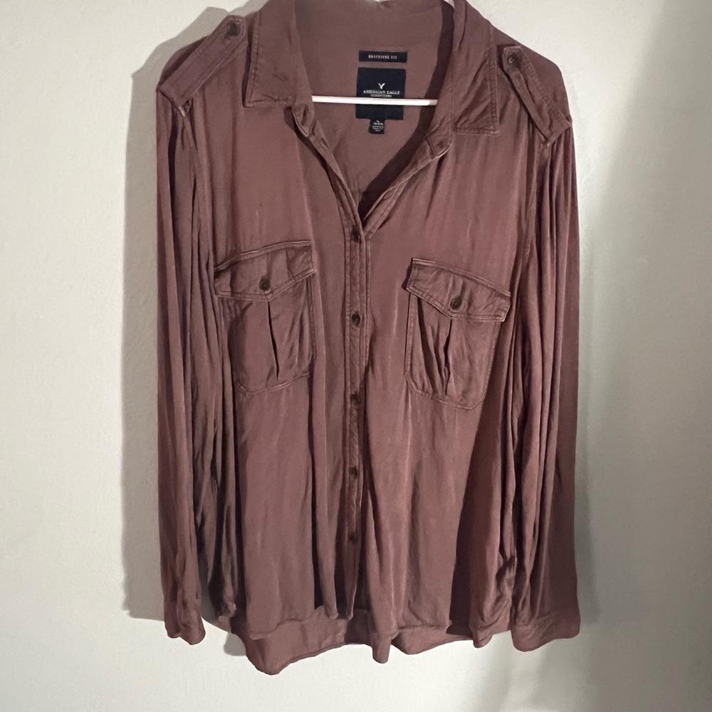 American Eagle Outfitters Boyfriend Fit Shirt